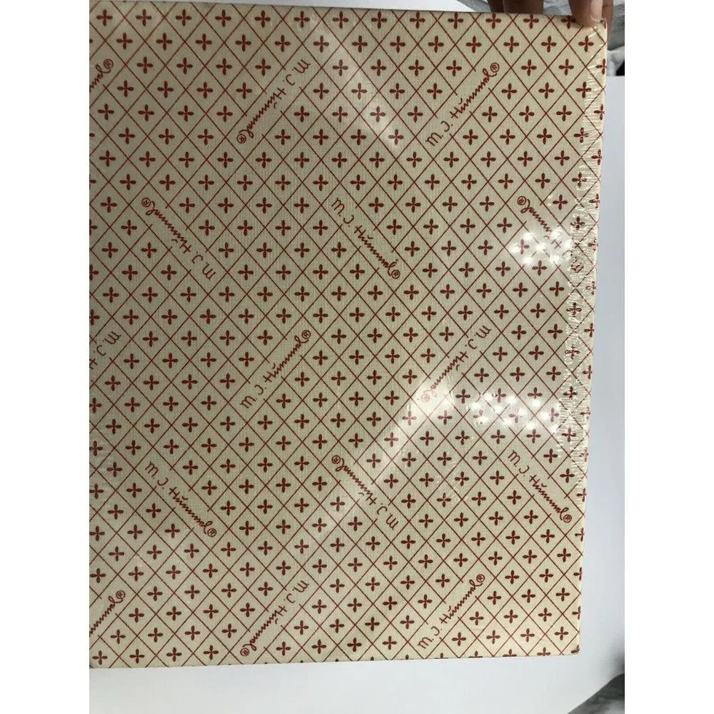 Vintage HUMMEL Apple Tree Girl Stationery & Folded Notes In Fabric Box Sealed